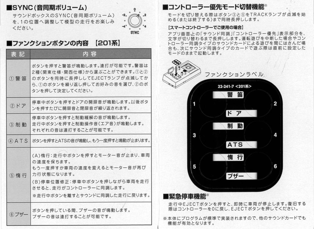 Placă de sunet KATO N gauge seria 201 Rechizite pentru modele feroviare 22-241-7
