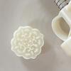 Plastic Mooncake Moulds Pastry Mold Mooncake Baking Tools Flower Shaped ABS Material Mooncake Stamps for Festival Baking