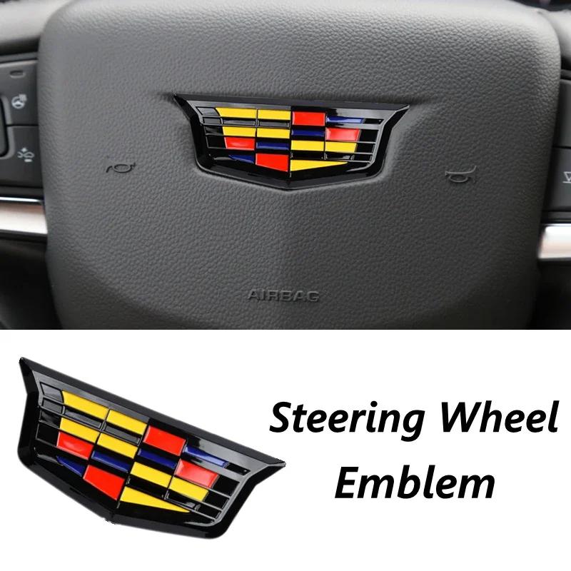 ABS Auto Frontgrill Heckklappen Logo Emblem Seitenkotflügel Abzeichen Abdeckung Aufkleber für Cadillac CT4 CT5 CT6 XT4 XT5 XT6 Zubehör