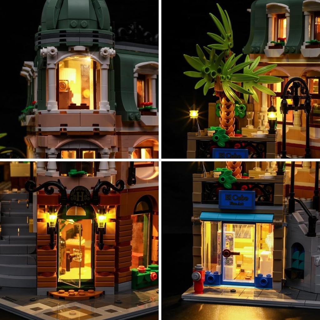 LIGHTAILING Led Light for Lego 10297 Boutique Hotel Building Blocks Model - NOT Included The Model Set