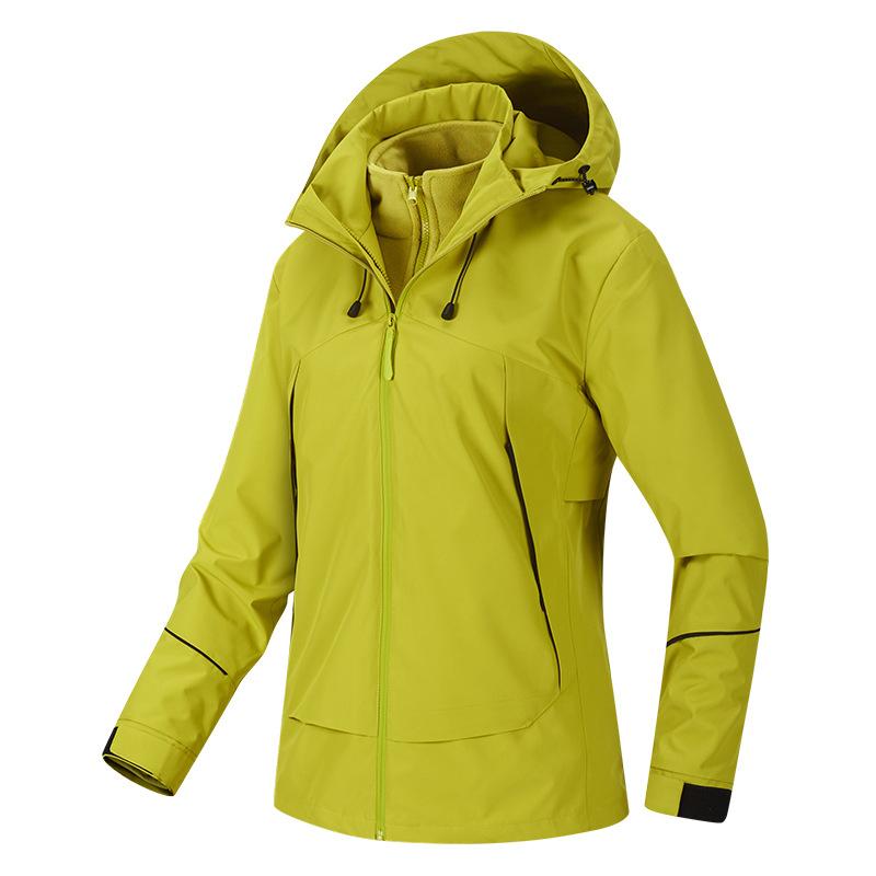 Outdoor Travel Autumn and Winter Three-in-one Jacket Hard Shell Men and Women The Same Style