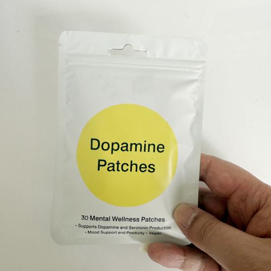 30Pcs/Pack Dopamine Patches Daily Mental Wellness Vegan Mood Motivation Support Patches Natural Wormwood GLP-1 Weight Management Fat Patches