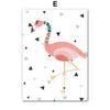 Fox Deer Owl Flamingo Bear Tiger Indian Animals Wall Art Minimalist Aesthetics Print Canvas Painting for Living Room Home