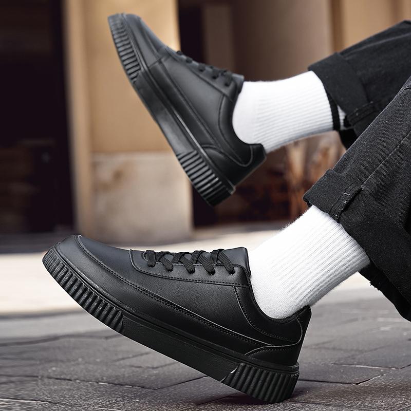 Men Skateboard Shoes Women White Sport Shoes Couple Black Wide Palm Basketball Shoes Large Size Sneakers