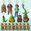 Ensemble de 8 pièces Porte-clés 2026 Nouveau Film Figurine Hoppers Poupées Castors Figurine PVC Collection Anime Ornements de Bureau Décoration Jouet Cadeau