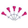 5Pcs Plastic Golf Training Ball Tees Stand Height Adjustable Golf Tees Outdoor Step Down Golf Ball Holder Golf Gift