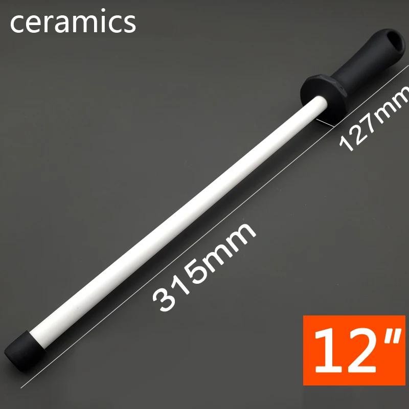 6 8 10 12 Inch Sharpening Rod Ceramic Rod Knife Sharpener Honing Knife Sharpener for Knives Sharpening Steel Kitchen Tool