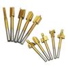 HSS Wood Router Bits Files Titanium Coated Mini 3mm Wood Cutter Milling Fits Dremel Rotary Set Carpenter Tool
