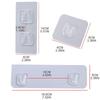 Strong Sticker Buckle Strong Stickers Sticky Hooks Set of 2 Hanger for Home Kitchen Dormitory Router Holder Socket Storage