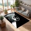 Tappeto Morbido Antiscivolo per Interni con Motivo Calcio SC Freiburg FC Tappeto Decorativo Sportivo per Camera da Letto