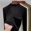 Small Stand-up Collar Bottoming Shirt Women's Inner Top Spring and Autumn New Basic Versatile Slim-fitting Long-sleeved T-shirt Women