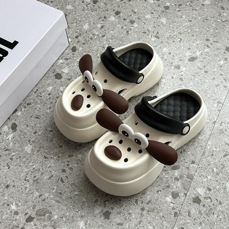 

Cute thick-soled hole shoes for women, new beach non-slip bag head cool slippers for women in summer 39-40