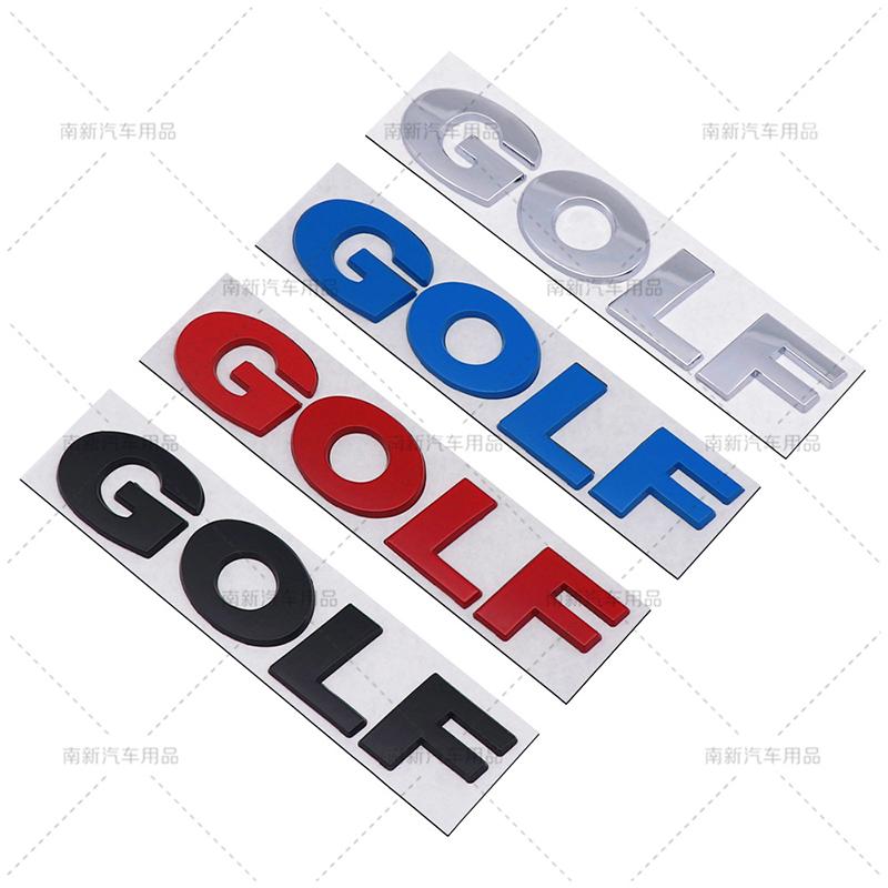 1 st 3D Metall Golf Baklucka Emblem Dekal Bilklistermärken För Golf Märke MK4 MK5 MK6 MK7 MK8 Golf 5 6 7 8 Dekorativ Klistermärke