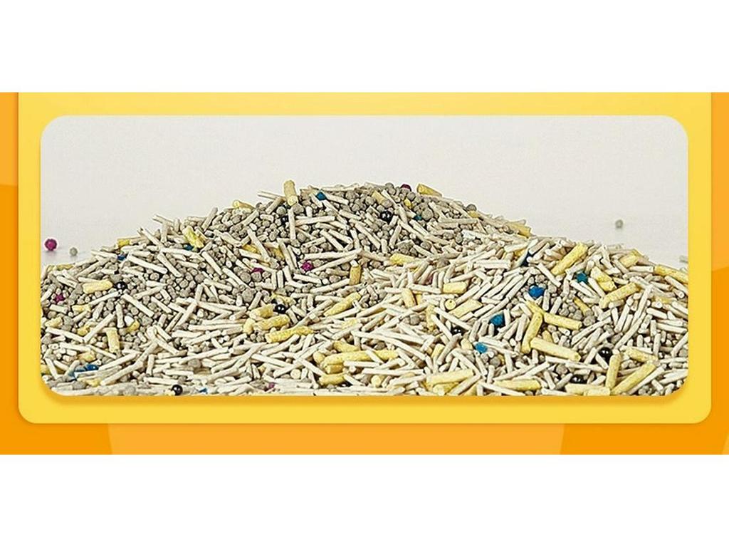 NiYa Deodorierende gemischte Katzenstreu: Tofu & Bentonit, 20 lbs (6 Beutel à 2,5 kg)