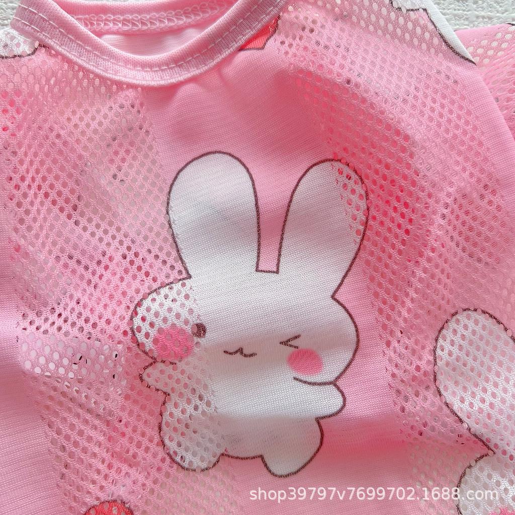 Dog Clothes Summer Spring Summer Thin Mesh Breathable Four Legs Pet Cat Small Dog Teddy Bigbear