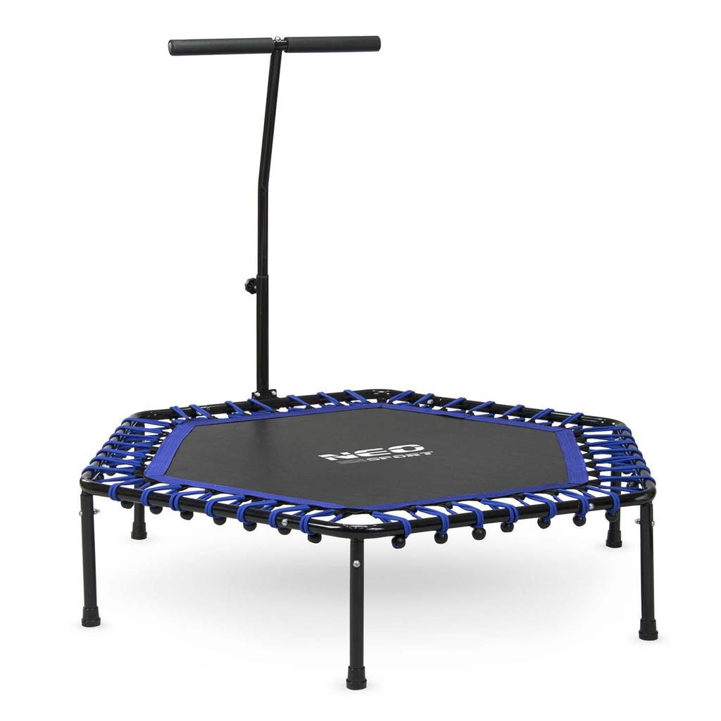 Neo-Sport Sechseckiges Fitness-Trampolin mit Griff