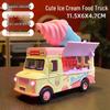 Douyin Hot Q Version Pretend Play Toy Mingyuan Hamburger & Ice Cream Car