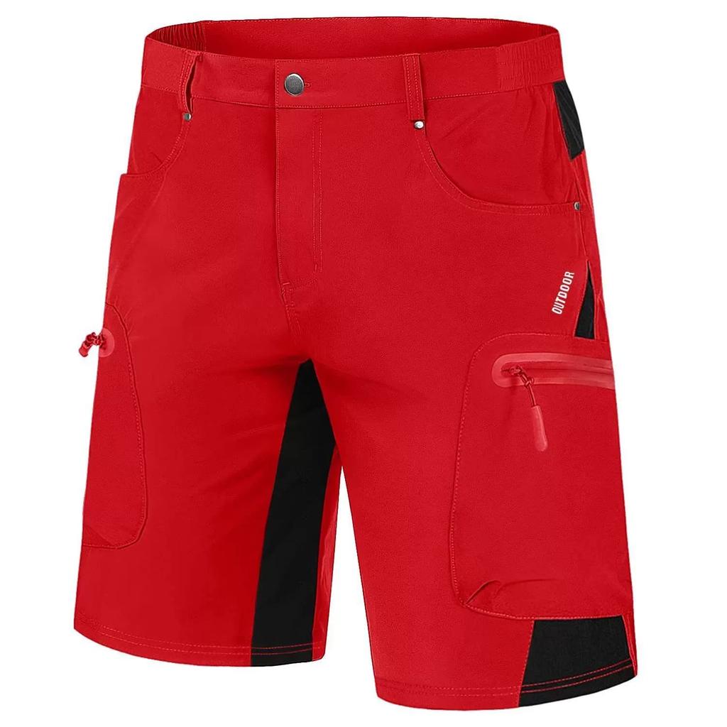 Anti Tear European and AmericanSummer Men's Sports Pants with Durable Pockets, Quick Drying Breathable Shorts for Men