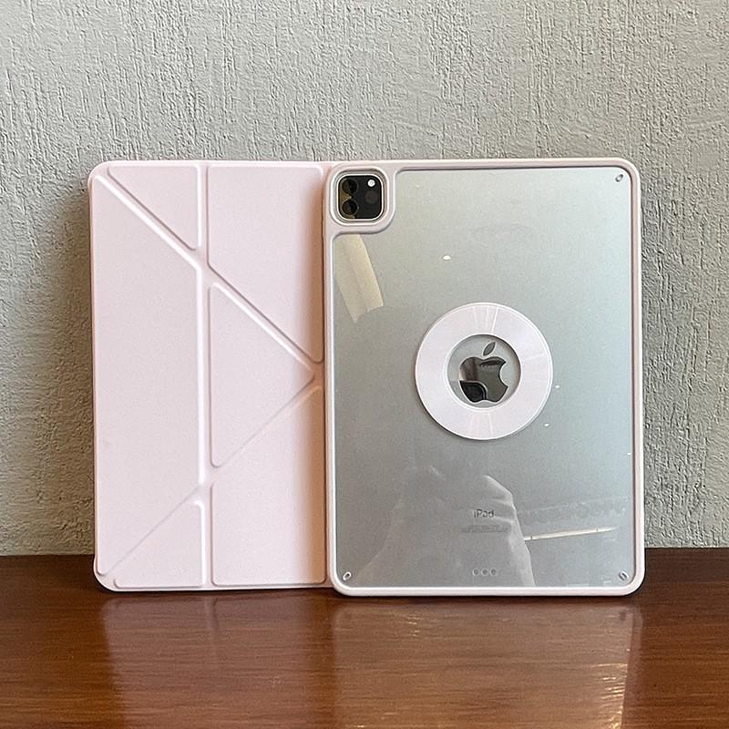Slim Magnetic Folio Case IPad Pro Air 8 10th Gen 10.2 Inch With Stand Support No Pencil Slot Acrylic Full Cover