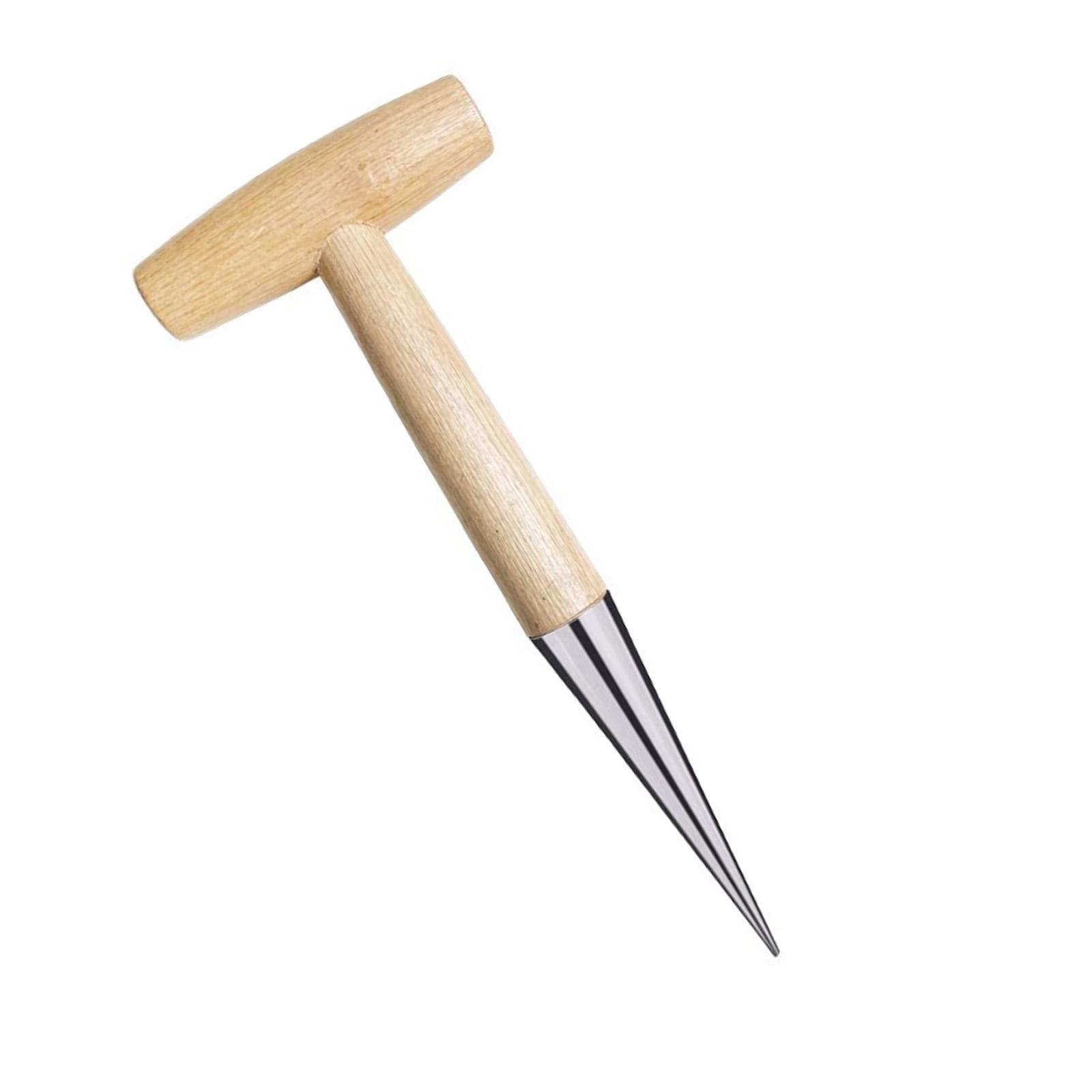 

Dibbler Gardening Tool Bulb Planting Tool with Handle Dibber Vegetable Plant Sowing Tool 1