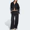Adidas Originals Fb Denim Lacing Loose Fit Zip Collar Long Sleeve Denim Jacket Women jackets KS1394