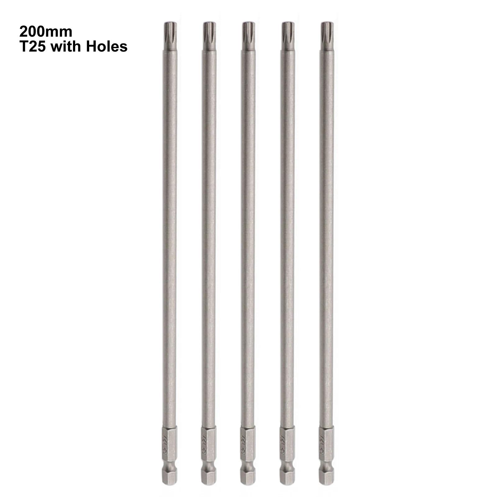 

7.78In Hollow T-orx Screwdriver Bit Hex Shank Batch Head T8-25 Electric Extended Screwdriver Bits Magnetic Security Head