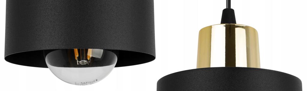 MODERN CEILING HANGING LAMP BLACK LED LAMP