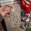 Stylish Glitter Diamond Bow Acrylic Shockproof Phone Case for for 17 16 15 14 13 12 11 Pro Max Handmade Luxury Ins Style
