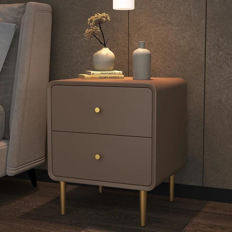 Storage Organizer Bedsides Table Drawers Unique Wood Italian Laden Desk Night Stands Trendy