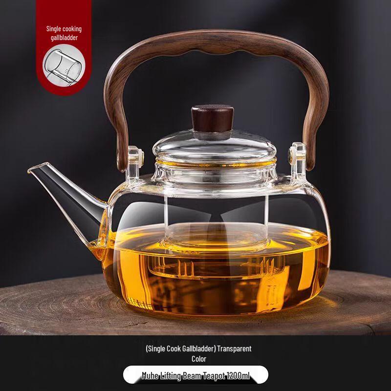 Shangqi Glass Teapot Kettle with Handle