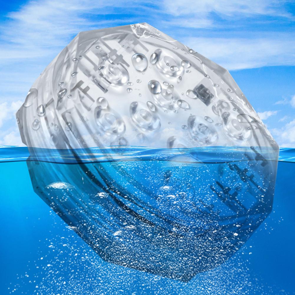 Underwater Lamp RGB Waterproof Swimming Pool LED Lamp Fish Tank Hot Tub Pond Swimming Pool Bathtub Aquarium Decor