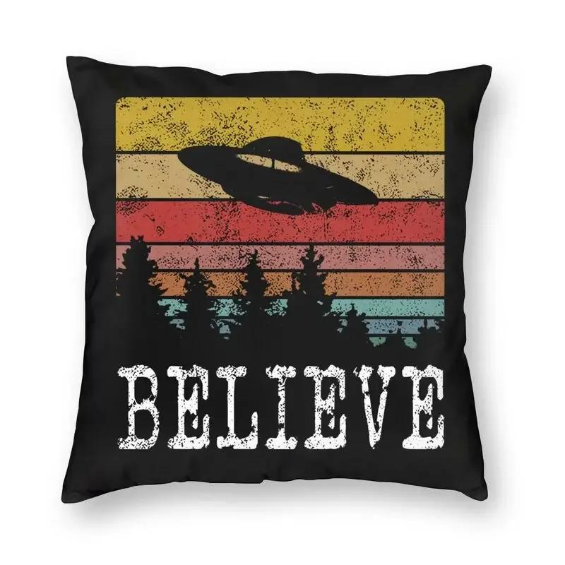 Die X-Files Die Wahrheit ist da draußen Kissenbezug Dekorativ Gruselig Comic Mulder Scully Dana Fox Hüllen TV Kissenbezug Kissenbezug