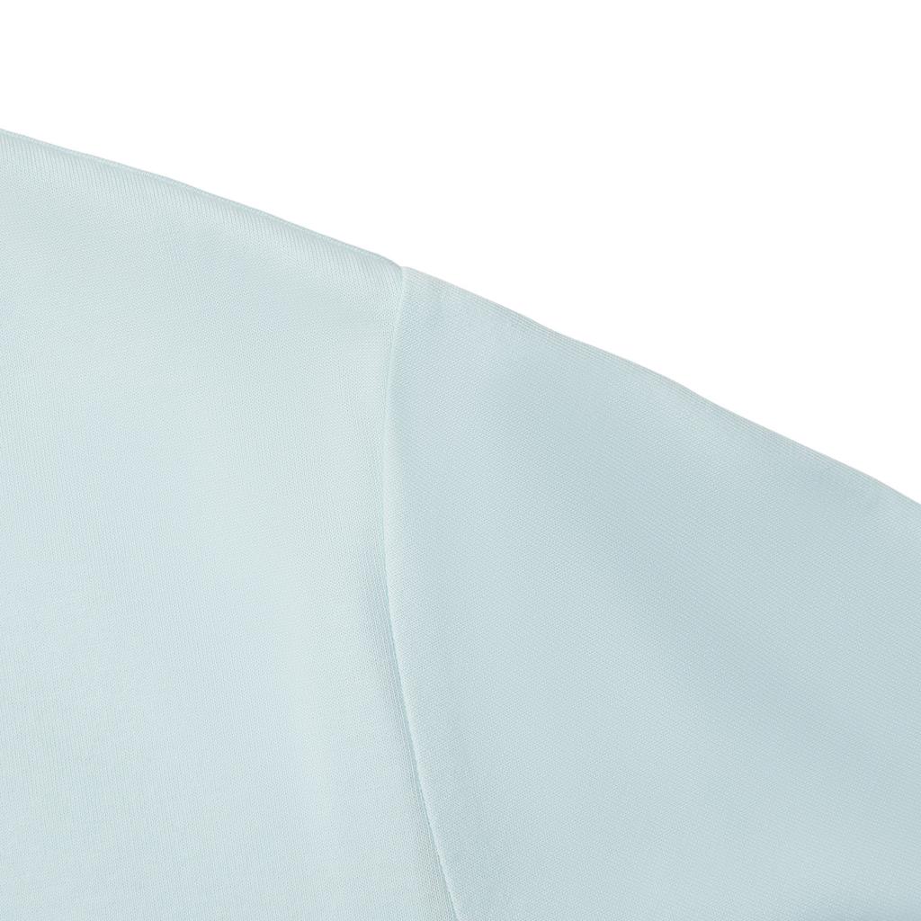 Li Ning Comfortable Versatile Solid Color Simple Short Sleeve Regular T-Shirt Women Tops Light-Sky-Blue AHSV186-5
