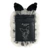 Sanrio Card Case Saro Mi PU Ages 550931 (Mellow Usa) Kuromi, Polyester, Steel, Leather, PVC, PP, 3+,