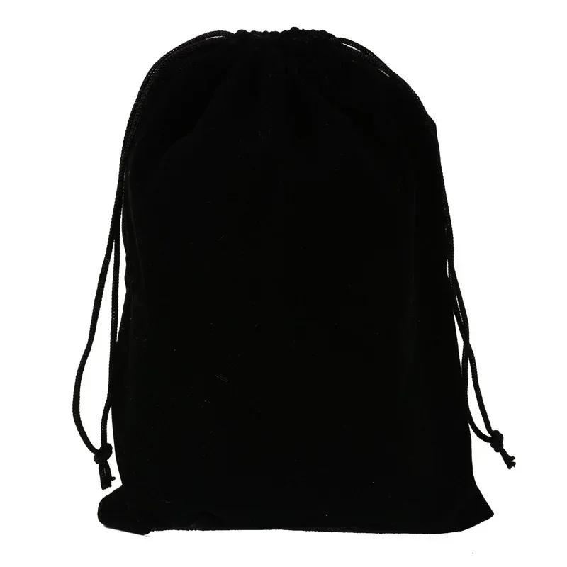 10Pcs/Lot Soft Fabric Velvet Drawstring Gift Bags Wedding Candy Christmas Pouches Jewelry Storage Bag Festival Various Size