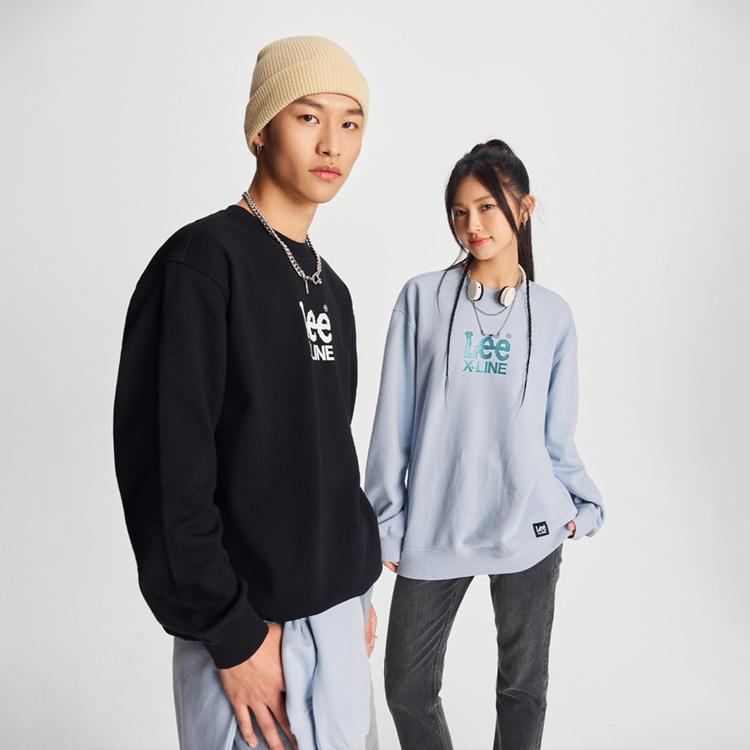 Lee FW24 Sweatshirt Unisex Black LUT009109204177K11000