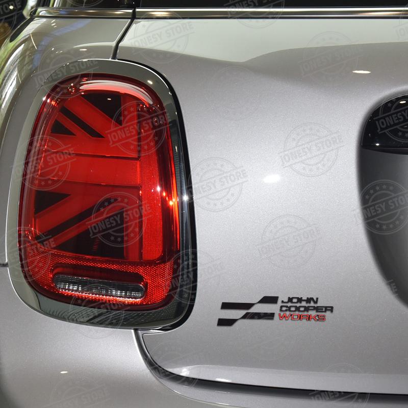Logo Metallo Auto John Cooper Works Badge 3D Scritta Adesivi Adesivo Baule Per MINI Cooper S JCW R56 R57 R58 R59 R60 R61 F56 F57