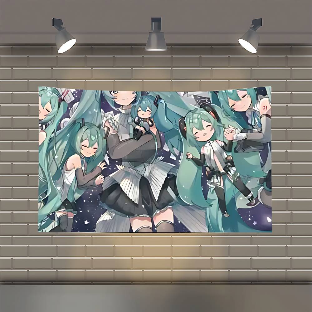 

Popular Virtual Diva HHatsune Cute Flag Flags Personalized Items Flags For Bedrooms Home Tapestry 74x94cm(29x37in)
