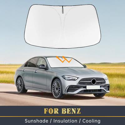 Windshield Sunshade Cover For Mercedes Benz GLC 2016-2026 2026 Front Window UV Protection Visor Sun Shade Vehicle Car Accessory