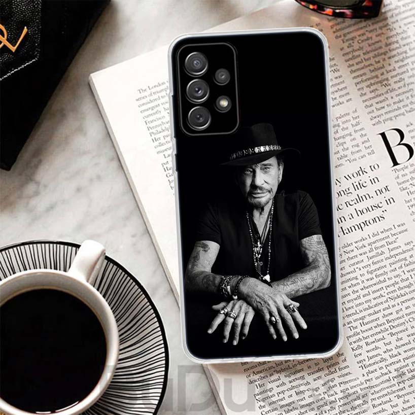 Johnny Hallyday Music Cover For Samsung Galaxy A51 A50 A71 A70 Phone Case A21S A31 A41 A10 A20E A30 A40 A01 A11 A6 A7 A8 A9 Coqu