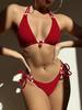 Sexy Tie-Up Bikini Swimsuit for Women - Perfect for Beach Vacations