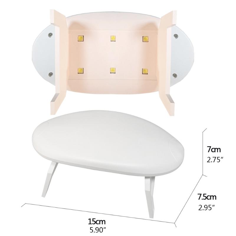 Mini UV Dryer Portable Resin Curing Lamp 30s 60s Timer Epoxy Mold Sunlight Curing Machine USB Charge LED UV Lamp