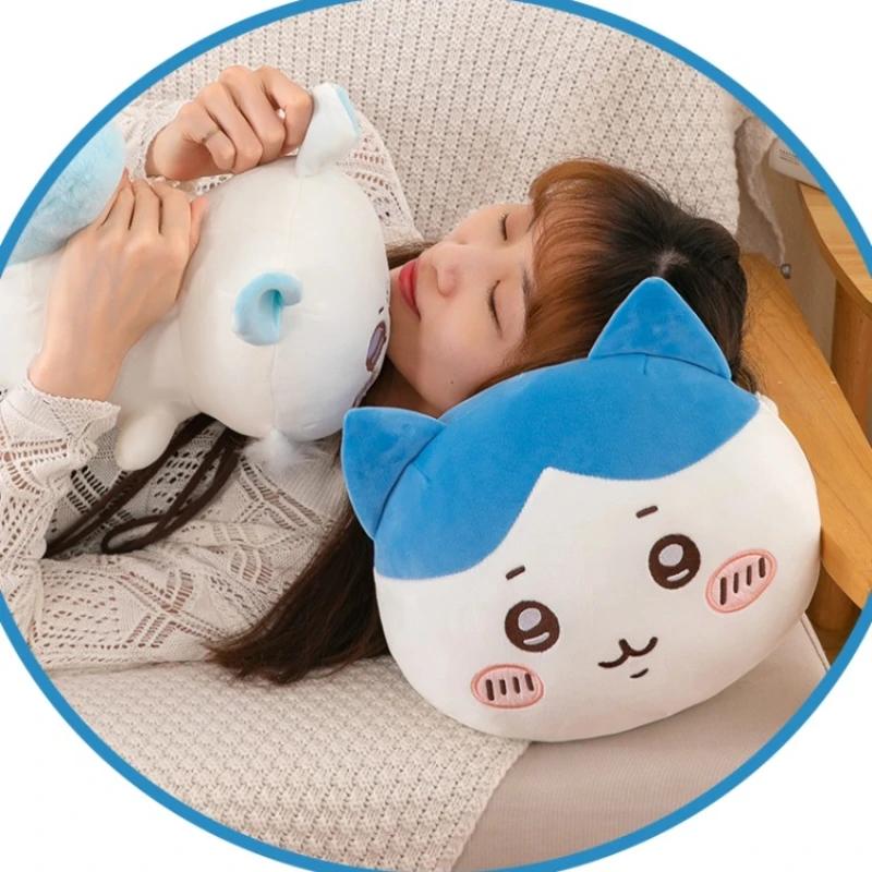 30/40CM Chiikawa Series Long Doll Cartoon Hachiware Soft Pillow Big Size Plush Doll Ornament Children's Girl Toy Birthday Gift