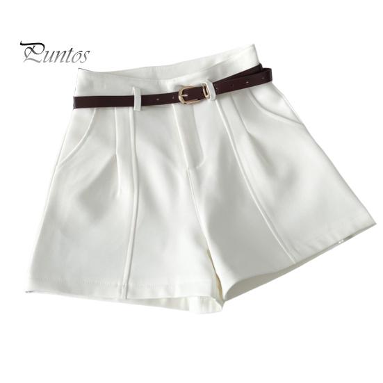 

Женские шорты с высокой талией, застежкой-молнией, однотонные повседневные шорты с карманами, универсальные летние шорты S белый