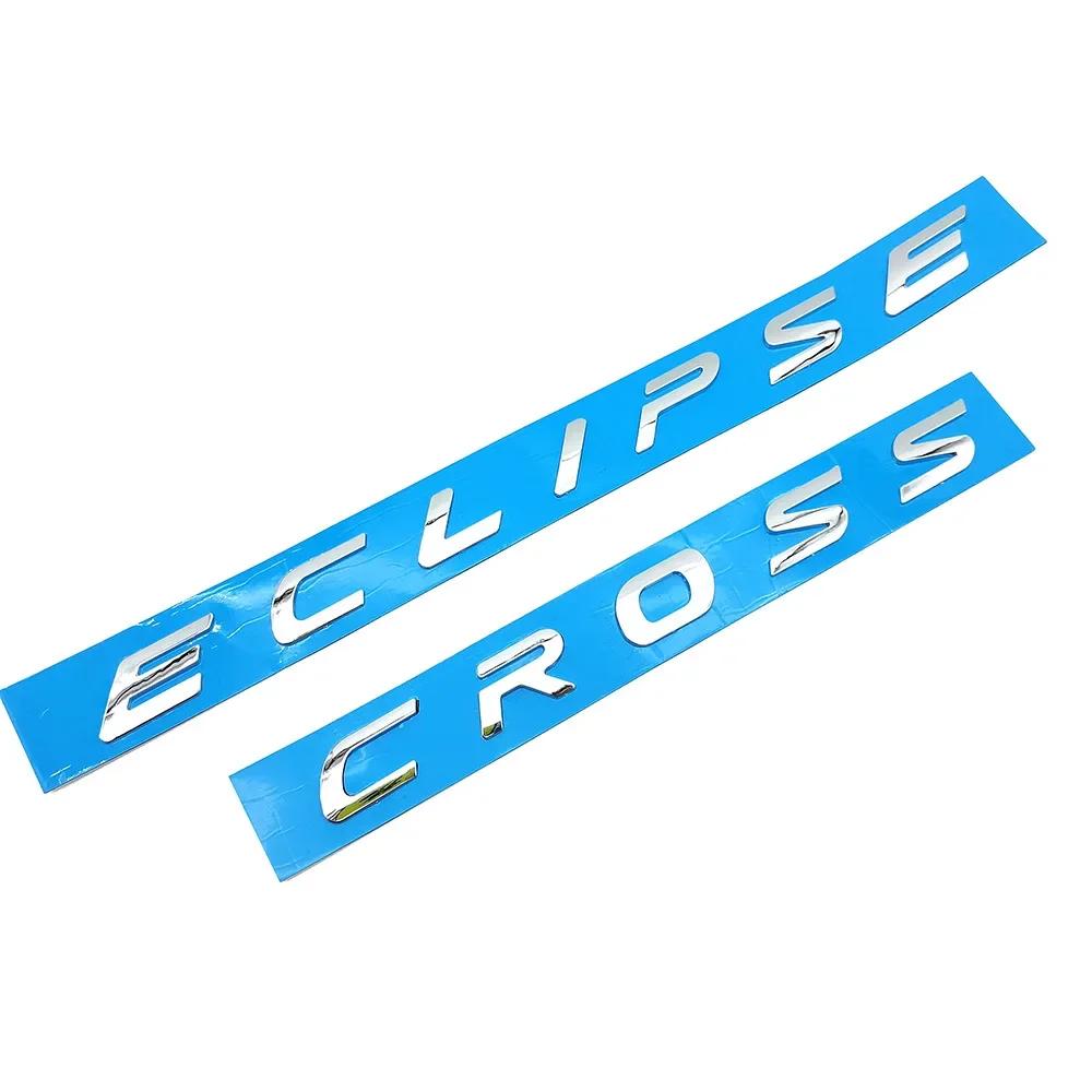 Kydf2 ABS Auto Voor Motorkap Sticker Embleem Decoratief Badge voor Mitsubishi ECLIPSE CROSS Logo Voertuig Staart Gemodificeerde Decal Accessoires