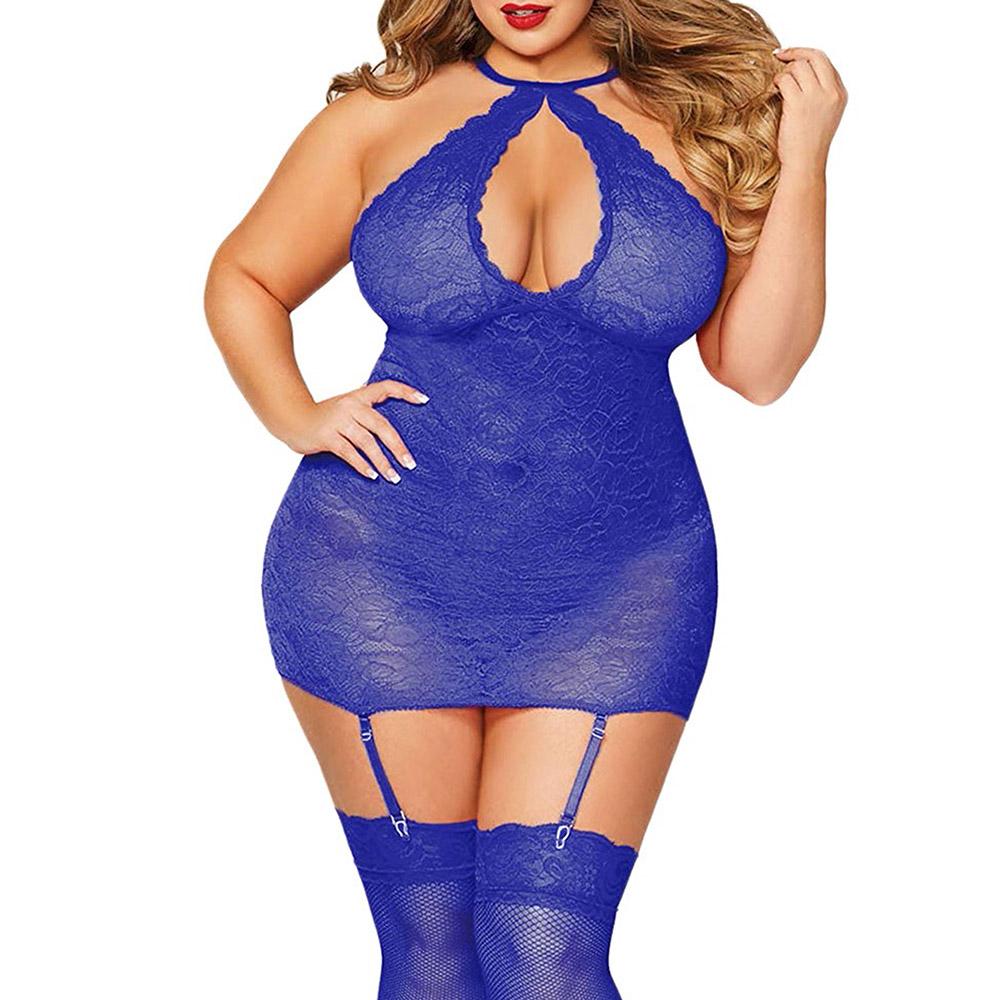 

Женщины Сексуальное белье Babydoll Кружева Эротическое нижнее белье Fishnet Боди Без промежности