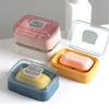 Plastic Clamshell Soap Box Keeps Soap Dry Flip Soap Box Creative Soap Container  Bathroom