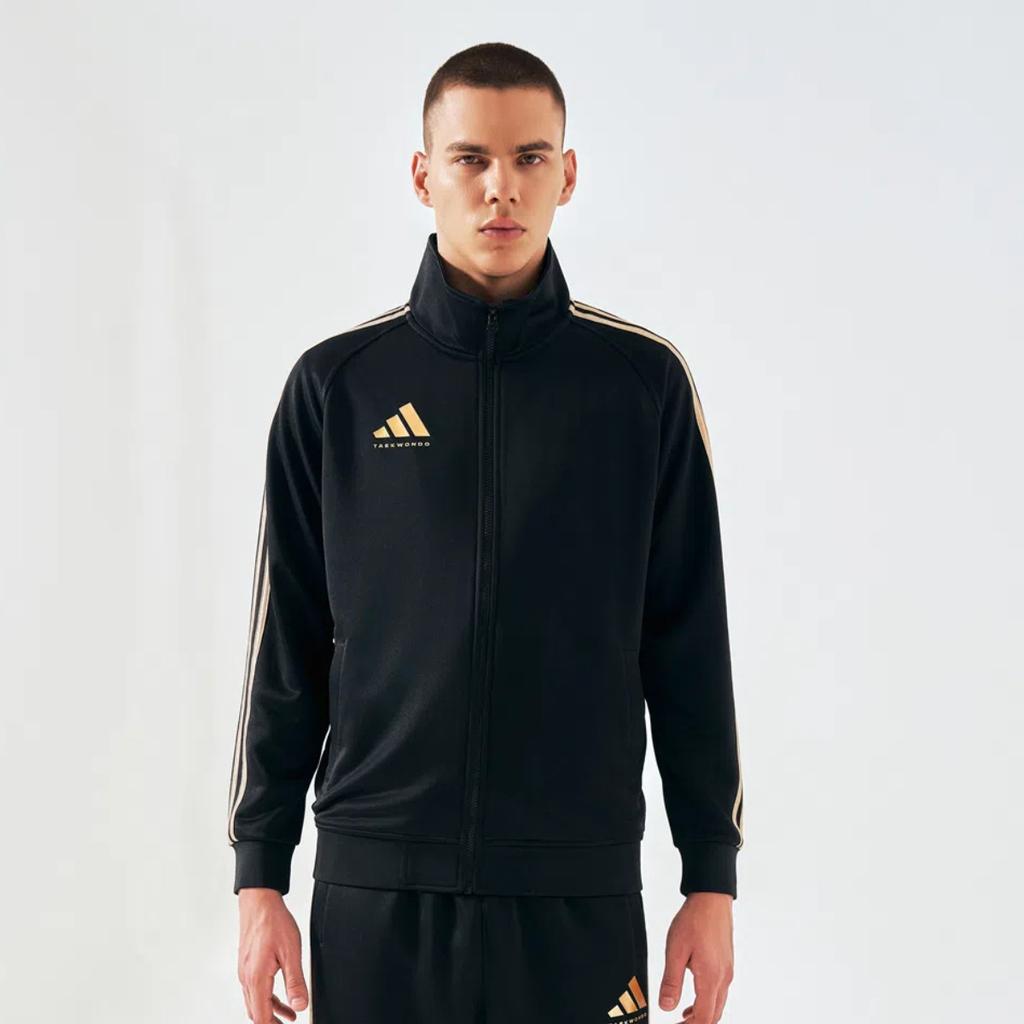 adidas Ensemble de sport décontracté unisexe avec haut à col montant et logo à manches longues et pantalon confortable à taille moyenne élastique TR30JT-BG+TR30P1R-BG