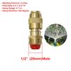 1/4" 1/2" Brass Garden Sprayer Nozzle 1/2/3/4 Hole Orchard Agriculture Irrigation Pesticide Spraying Sprinkler Head with Filter