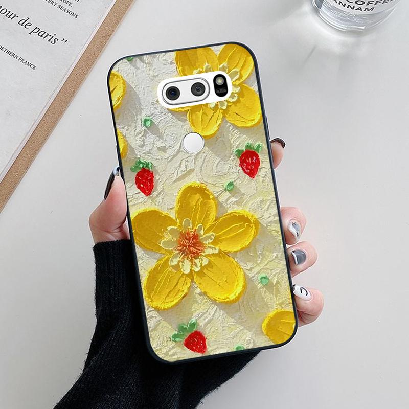 For LG V30 Plus Phone Case Lovely Panda Cartoon Painting Soft Siliocne Coque For LG V40 Thinq Cover Bumper for LG V30S V35 Thinq